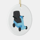 Scooter Keramik Ornament (Rechts)