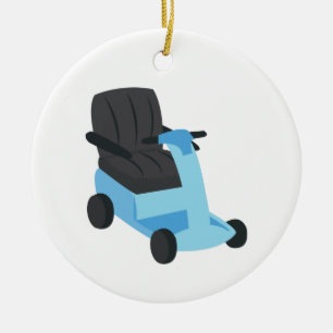 Scooter Keramik Ornament