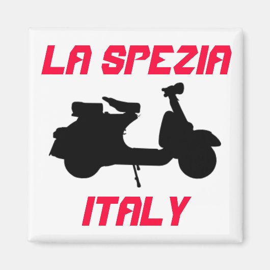 Scooter, La Spezia, Italien Magnet (Vorne)