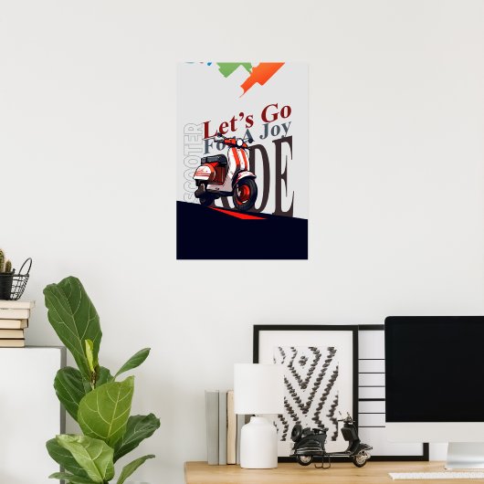 Scooter Lasse Go Poster (Heimbüro)