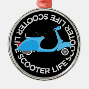 Scooter-Leben Klassischer Retro-Vintage-Motor-Stil Ornament Aus Metall