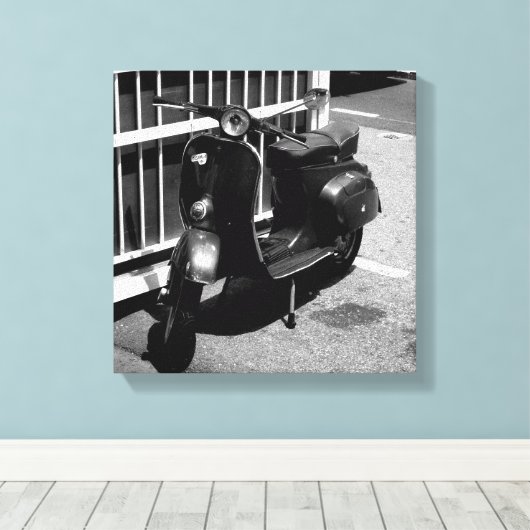 Scooter Leinwanddruck (Insitu (Holzboden))