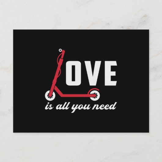 Scooter Liebe ist alles, was Sie brauchen Stunt Vi Postkarte (Vorderseite)