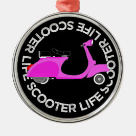 Scooter life mod for scoot fans 2 wheel sport pink ornament aus metall