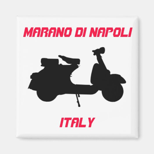 Scooter, Marano di Napoli, Italien Magnet (Vorne)