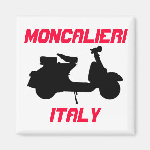 Scooter, Moncalieri, Italien Magnet