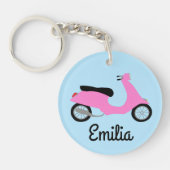 Scooter Moped Motorrad CUSTOM Schlüsselanhänger (Vorderseite)