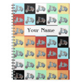 Scooter-Notebook Notizblock (Vorderseite)