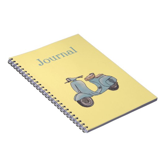 Scooter Notizblock (Rechte Seite)