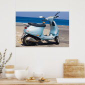 Scooter On The Beach | Ephesus, Turkey Poster (Küche)