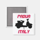 Scooter, Padua, Italien Magnet (Vorderseite/Rückseite)