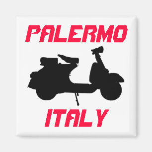 Scooter, Palermo, Italien Magnet