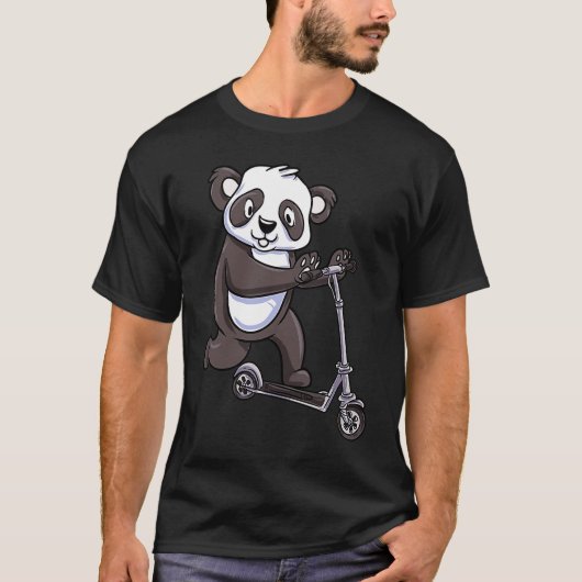 Scooter Panda T-Shirt (Vorderseite)