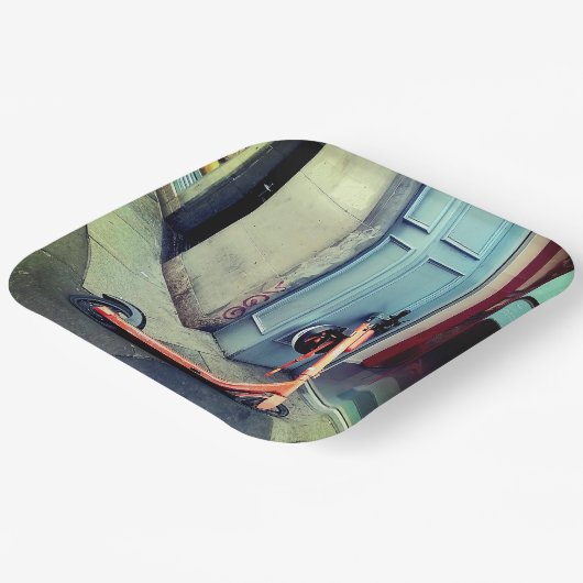 Scooter Pappteller (Gewinkelt)