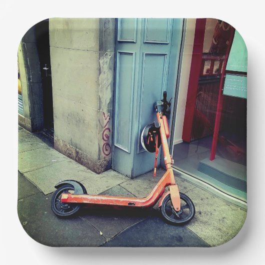 Scooter Pappteller (Vorderseite)