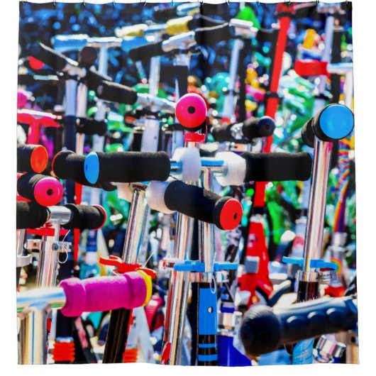 Scooter Paradise Duschvorhang (Vorderseite)