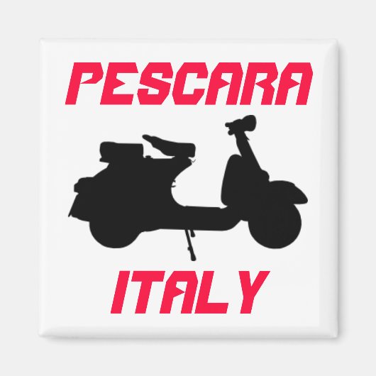 Scooter, Pescara, Italien Magnet (Vorne)