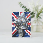 Scooter Postkarte (Stehend Vorderseite)