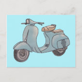 Scooter-Postkarte Postkarte (Vorderseite)