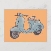 Scooter-Postkarte Postkarte (Vorderseite)