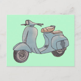 Scooter-Postkarte Postkarte