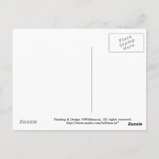 Scooter-Postkarte Postkarte (Rückseite)