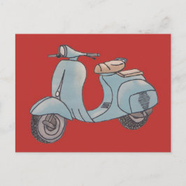 Scooter-Postkarte Postkarte