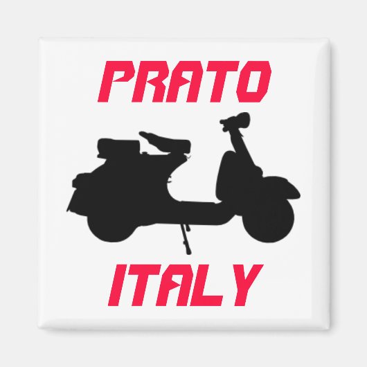 Scooter, Prato, Italien Magnet (Vorne)