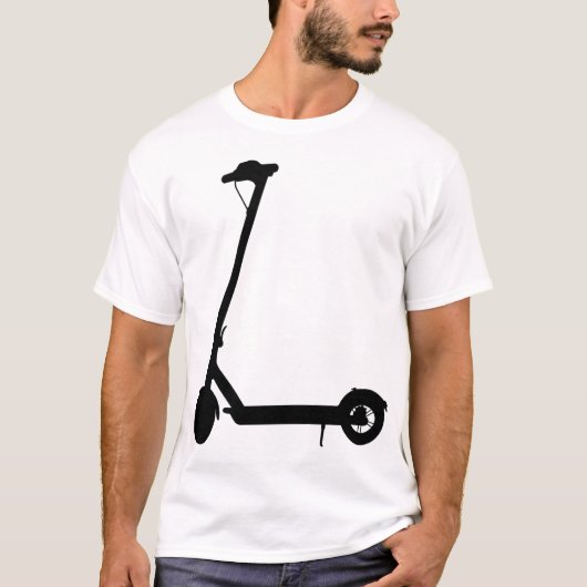 Scooter Riding Fun Leisure Electric Scooter Bike T-Shirt (Vorderseite)