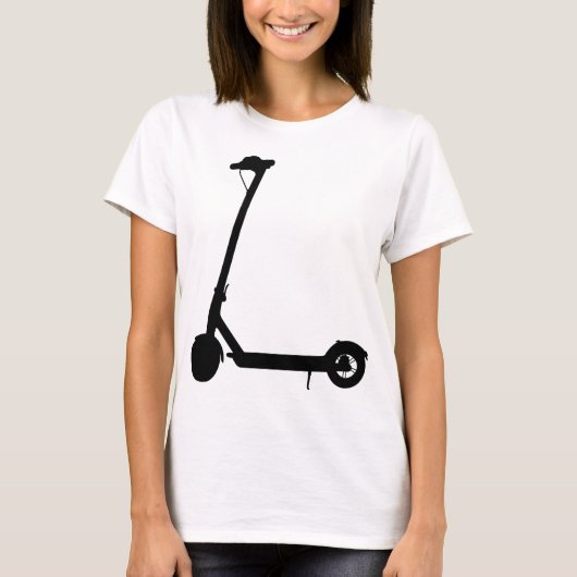 Scooter Riding Fun Leisure Electric Scooter Bike T-Shirt (Vorderseite)