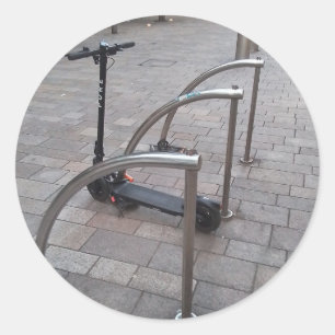 Scooter Runder Aufkleber
