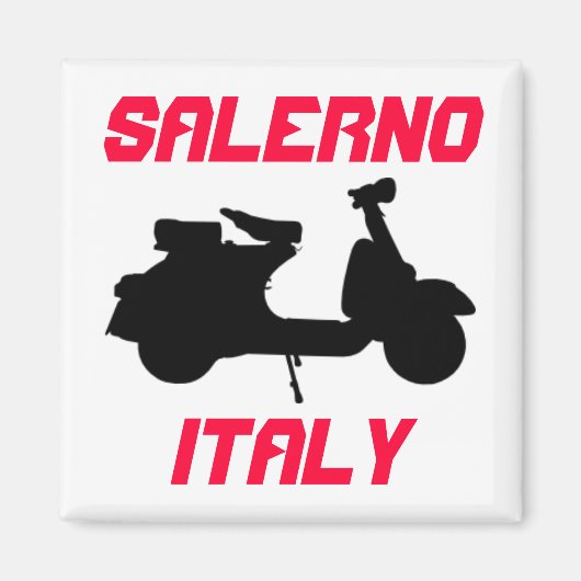 Scooter, Salerno, Italien Magnet (Vorne)