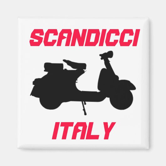 Scooter, Scandicci, Italien Magnet (Vorne)