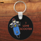 Scooter Schlüsselanhänger (Vorderseite)