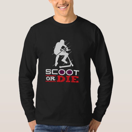 Scooter-Scooter mit Scooter oder Die Scooter T-Shirt (Vorderseite)