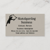 Scooter Scooting Fitness Visitenkarte (Vorderseite)