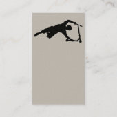 Scooter Scooting Fitness Visitenkarte (Rückseite)