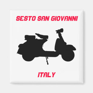Scooter, Sesto San Giovanni, Italien Magnet