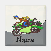 Scooter, Sidecar, Name hinzufügen Magnet (Vorne)
