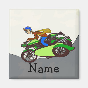 Scooter, Sidecar, Name hinzufügen Magnet