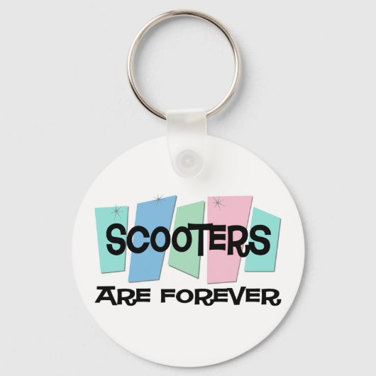 Scooter sind für immer schlüsselanhänger (Vorderseite)