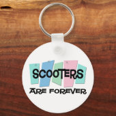 Scooter sind für immer schlüsselanhänger (Vorderseite)