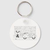 Scooter Skin Schlüsselanhänger (Vorderseite)