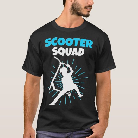 Scooter Squad Scooter African besten Freunde Zitat T-Shirt (Vorderseite)