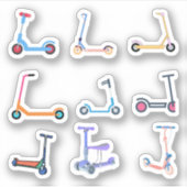 Scooter-Stickers Aufkleber (Vorderseite)