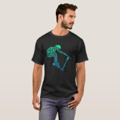 Scooter Stunt Retro Style Scooter Geschenk für jun T-Shirt (Vorne ganz)