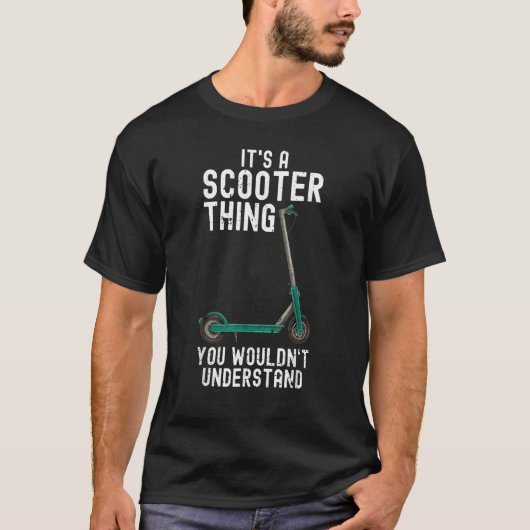 Scooter Stunt Scouter E Scooter Off Road Electric T-Shirt (Vorderseite)