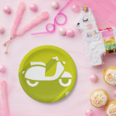 Scooter-Symbol Pappteller (Party)