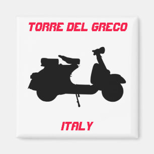 Scooter, Torre del Greco, Italien Magnet