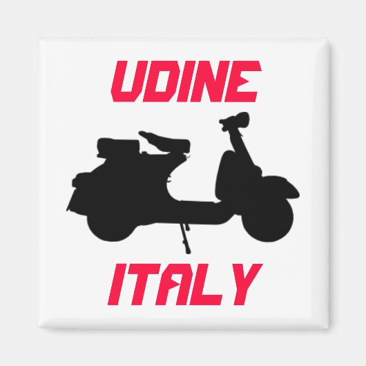 Scooter, Udine, Italien Magnet (Vorne)